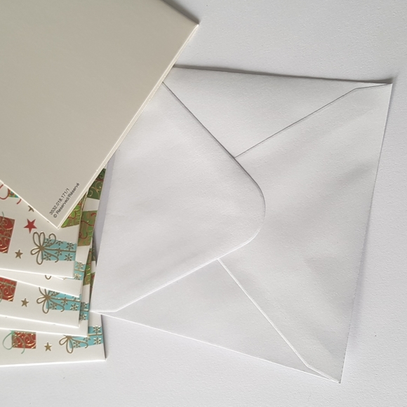 🎅🏼16 Pcs Blank Happy Birthday Card Christmas Cards Cartes de Noël fête 4.5x4.5 - Picture 6 of 8